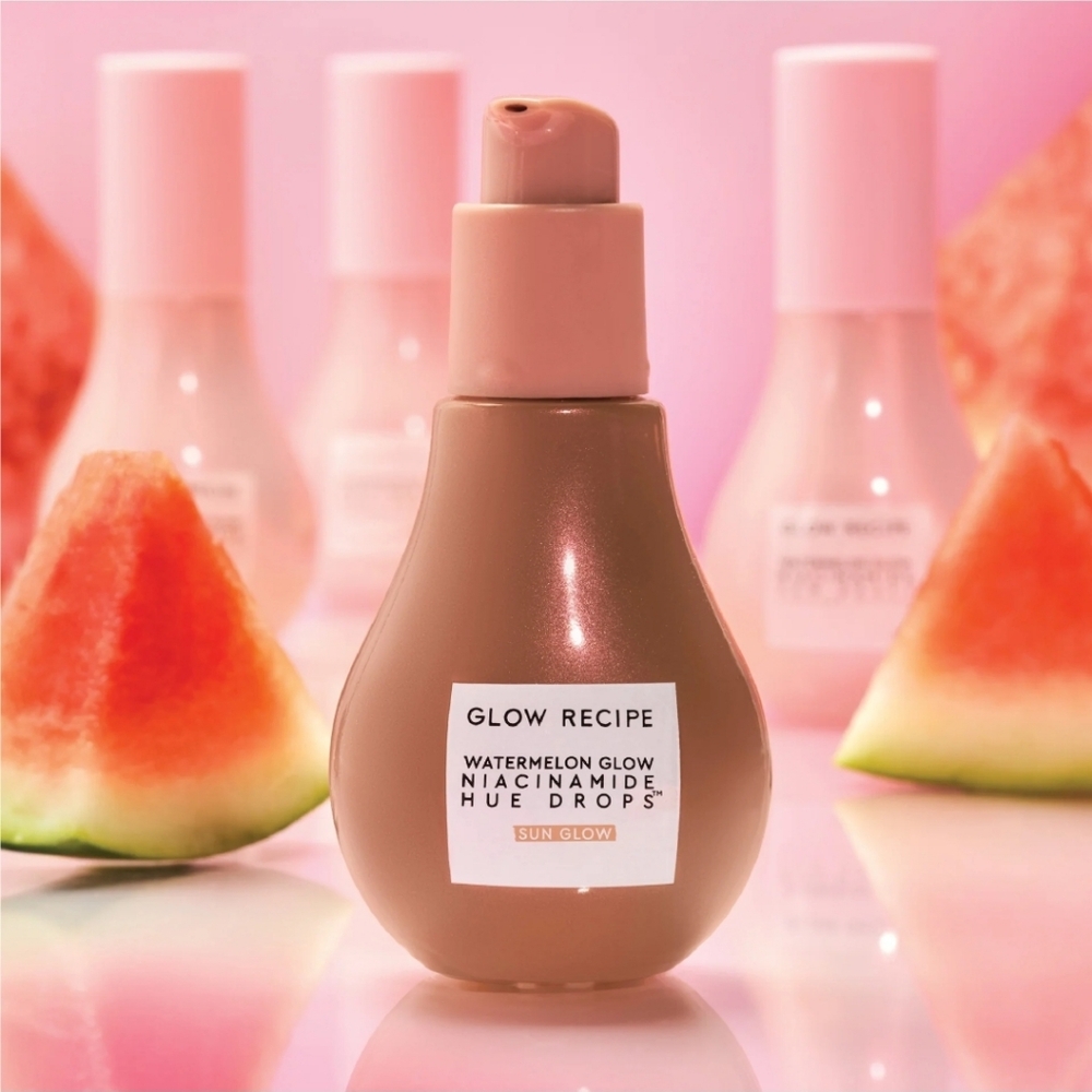 Glow Recipe Watermelon Glow Niacinamide Hue Drops Tinted Serum In Sun Glow BNIB